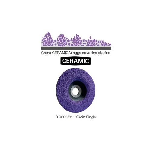 DISC.PURPLE GRAIN SIN.Ø125 mm
