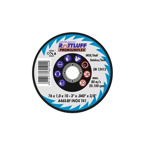 DISCHI ABR.INOX Ø 76x3,0x10 mm